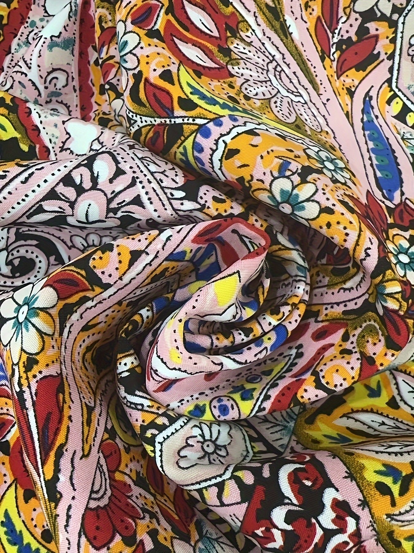 Boho Maxi Dress Halter Neck Paisley Print Slit