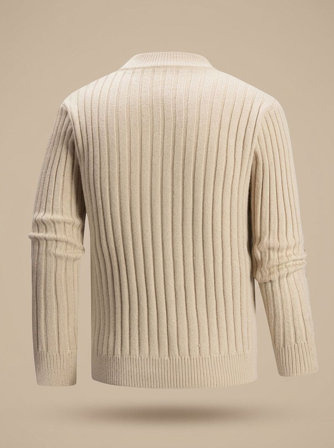 Men's Cable-Knit Mock-Neck Regular-Fit Jumper