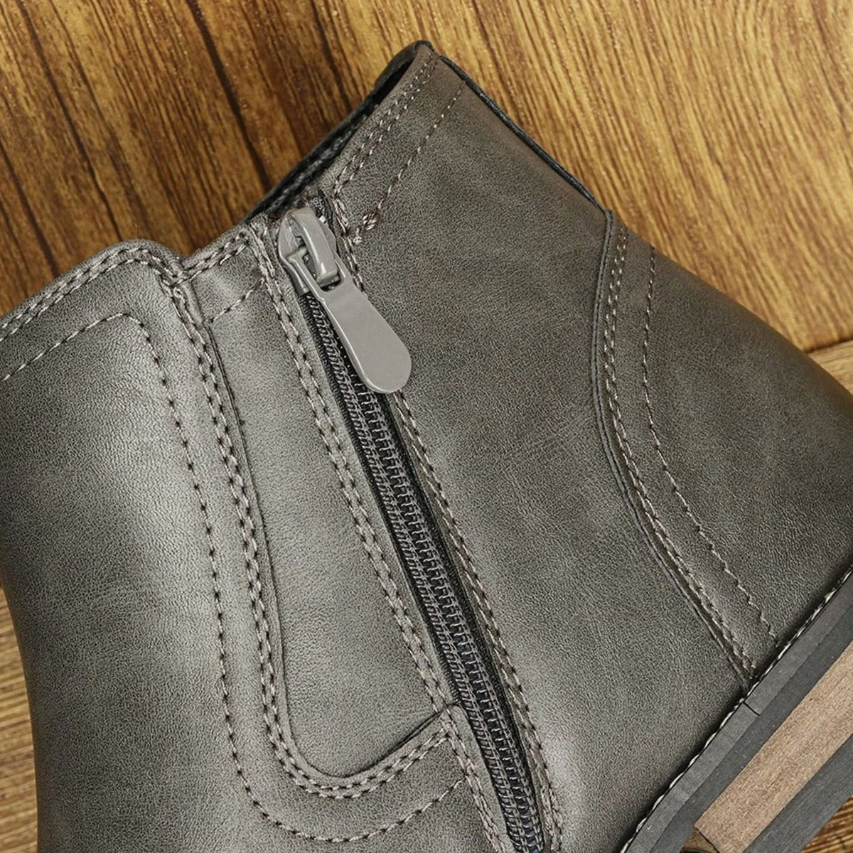Men's Cap Toe Side-Zip Chelsea Boots