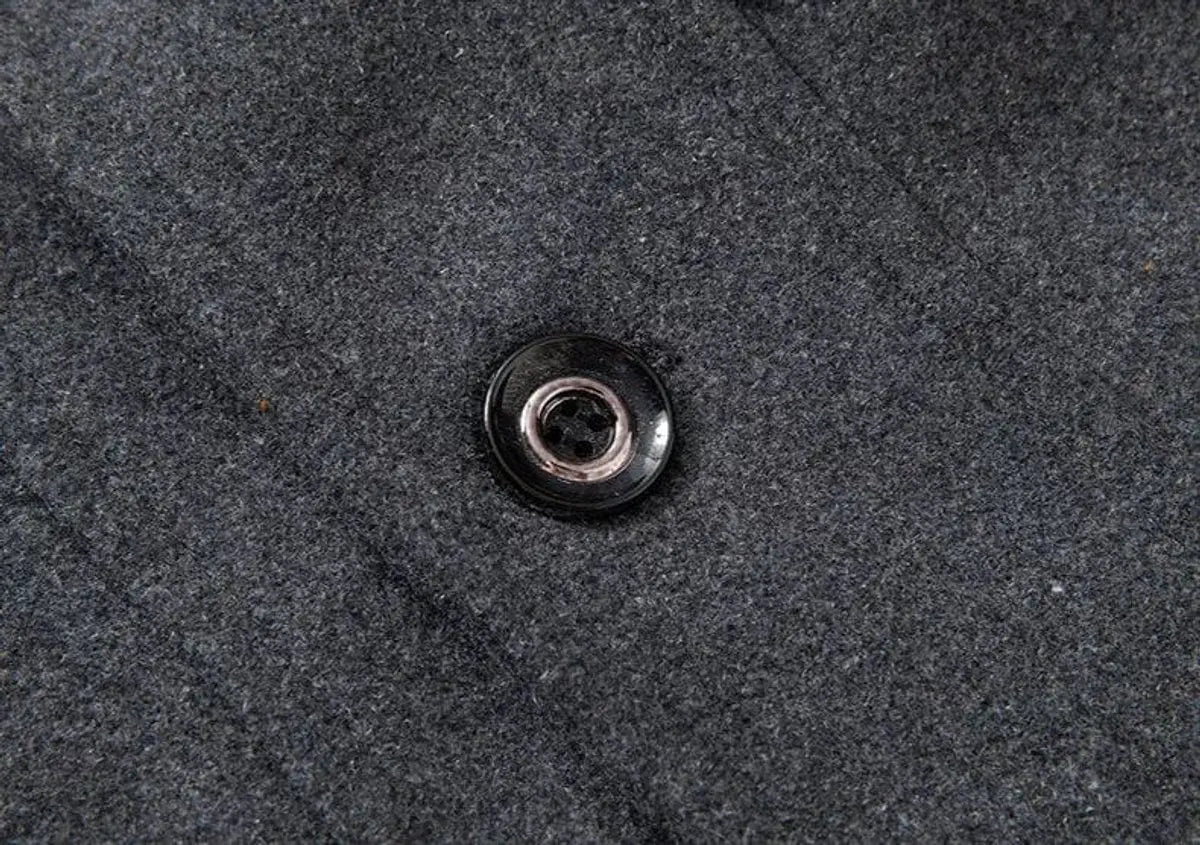 Men's Double-Layer Wool Blend Winter Coat Knit Collar