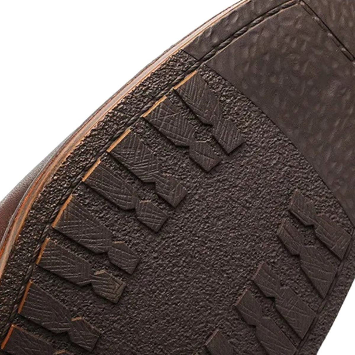 Men's Full-Grain Leather Lace-Up Chukka Boots, Brown