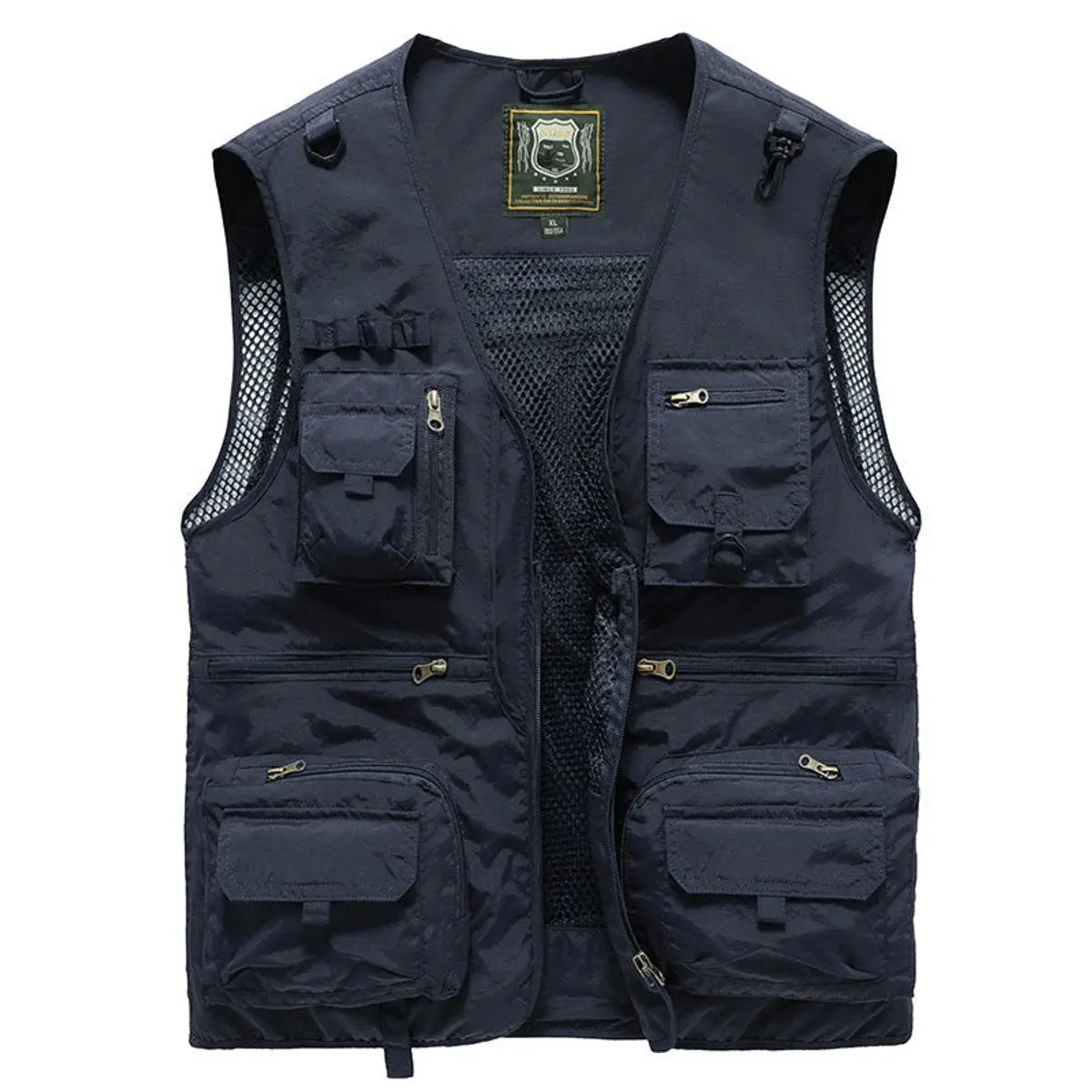 Mens Gilet Multi-Pocket Lightweight Outdoor Fishing Vest