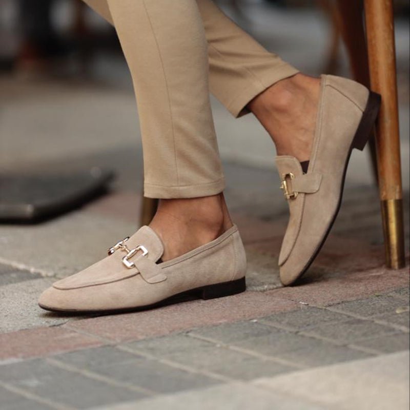 Men's Horsebit Loafers Slip-On Leather-Style Formal