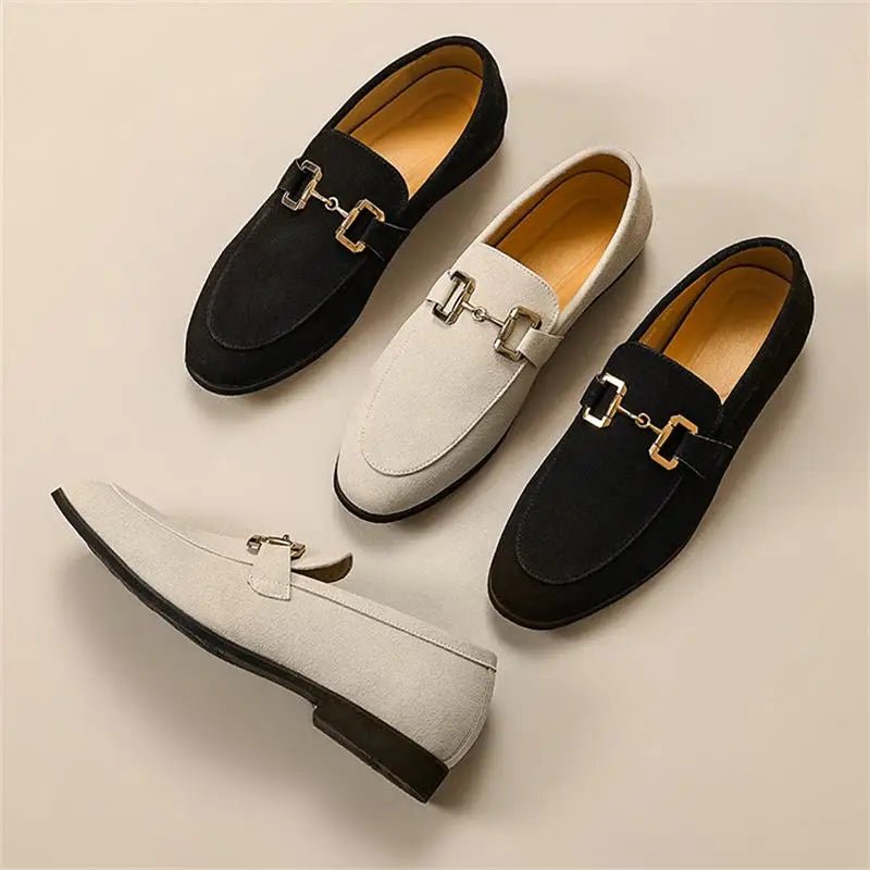 Men's Horsebit Loafers Slip-On Leather-Style Formal