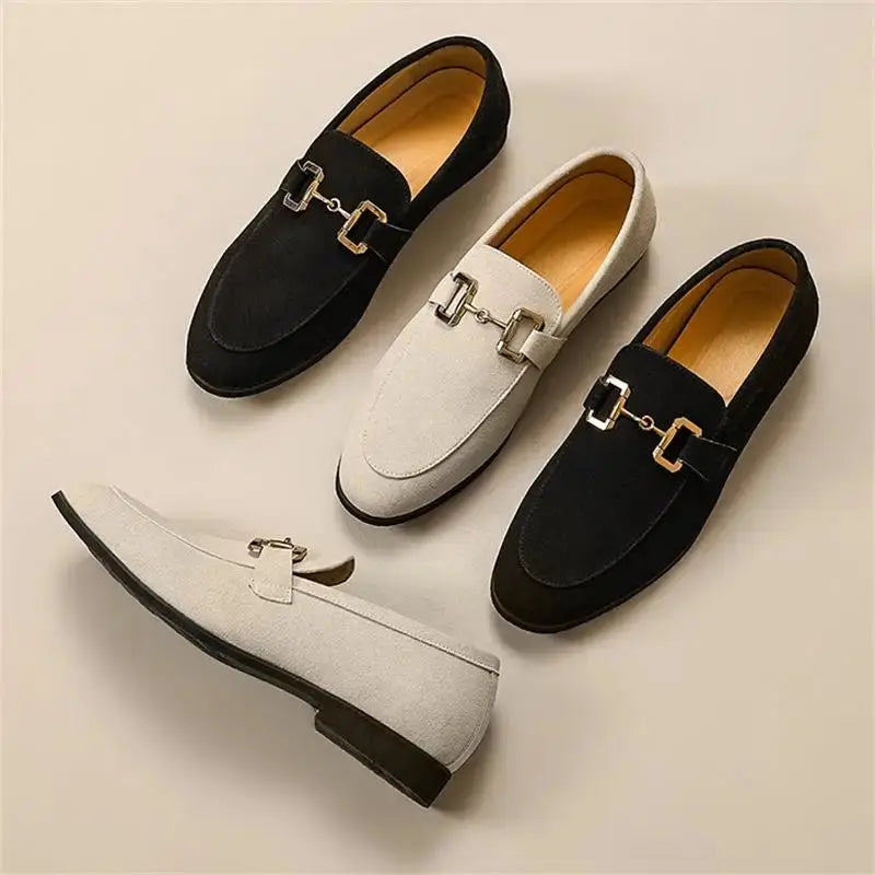 Men's Horsebit Loafers Slip-On Leather-Style Formal