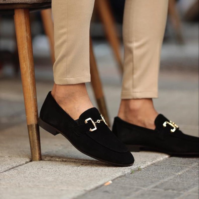 Men's Horsebit Loafers Slip-On Leather-Style Formal