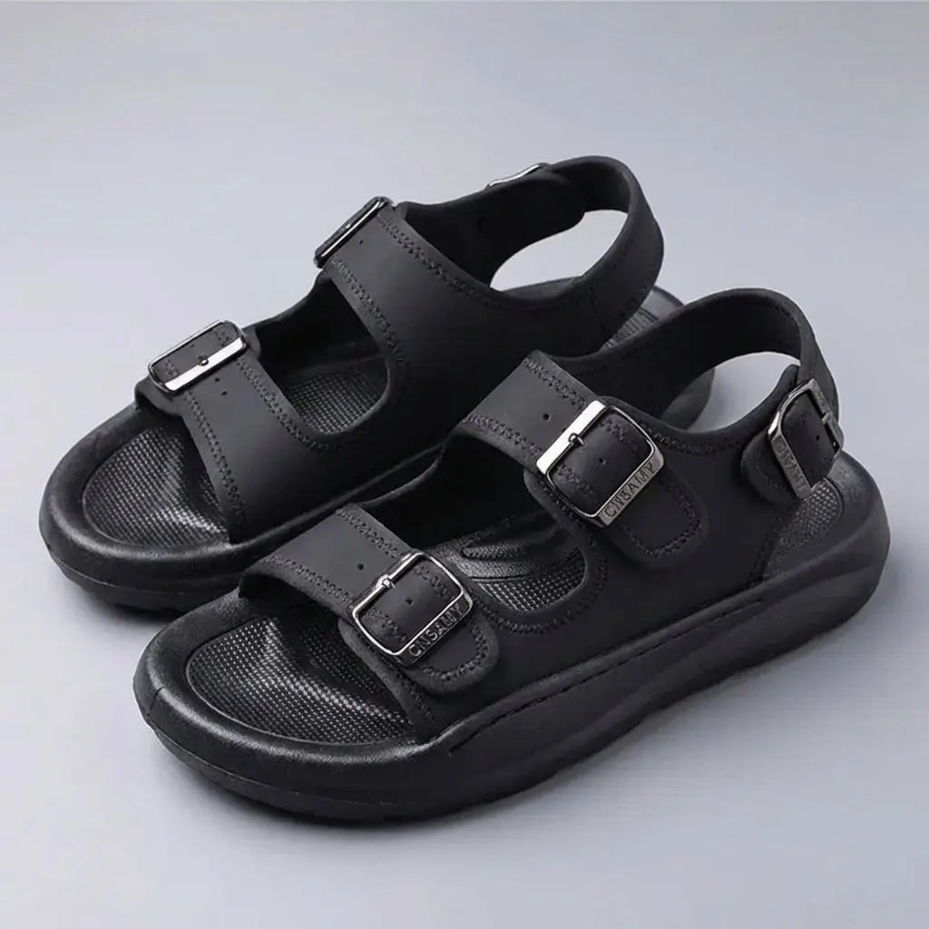 Men's Orthopedic Multi-Strap Buckle Sandals Platform