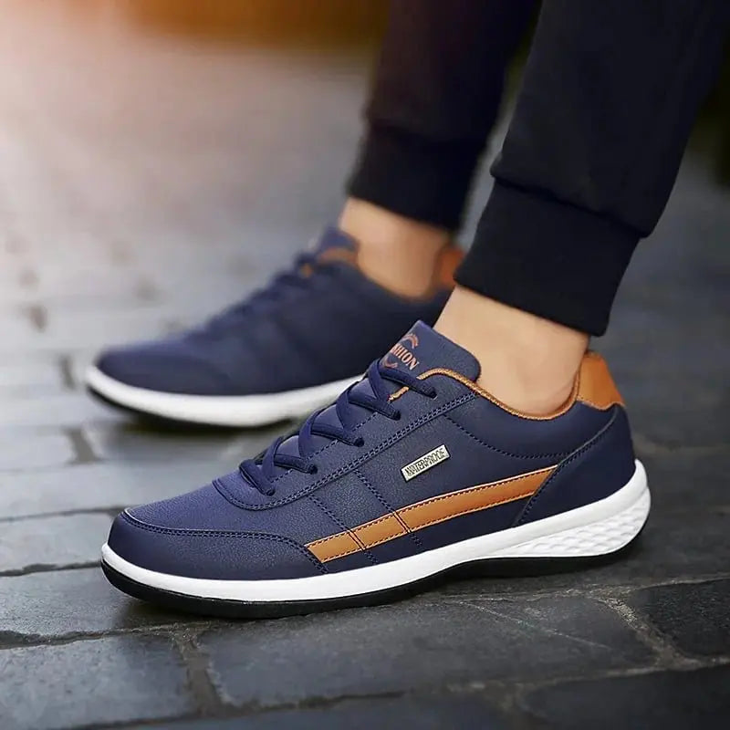 Men's Orthopedic Trainers Waterproof Arch Support Lace-Up