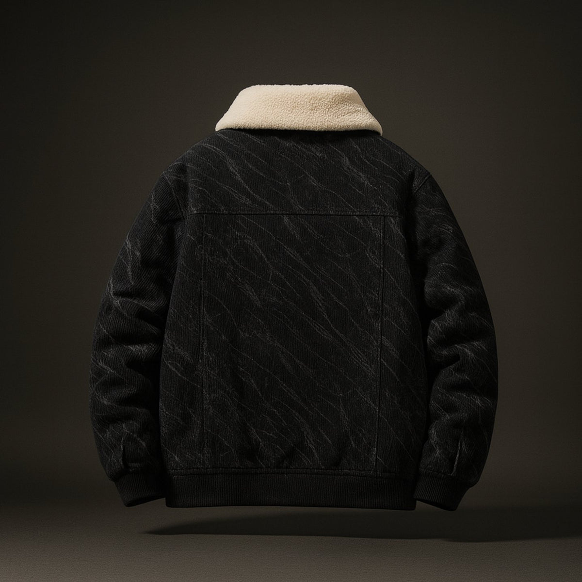 Men's Sherpa-Lined Corduroy Trucker Jacket