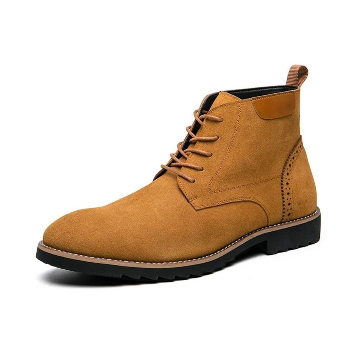 Men's Suede-Feel Lace-Up Chukka Boots