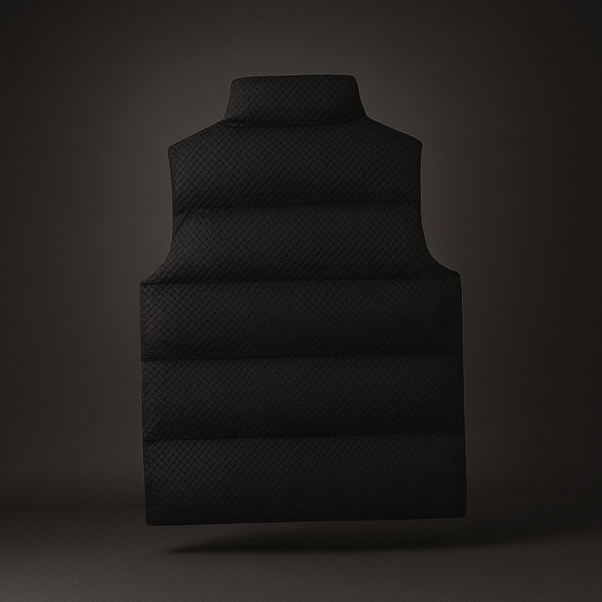 Men's Waterproof High-Neck Puffer Gilet Sleeveless Vest