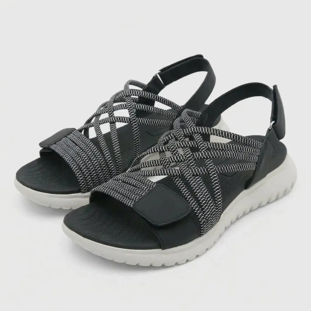 Orthopedic Criss-Cross Strappy Sandals Adjustable Comfort