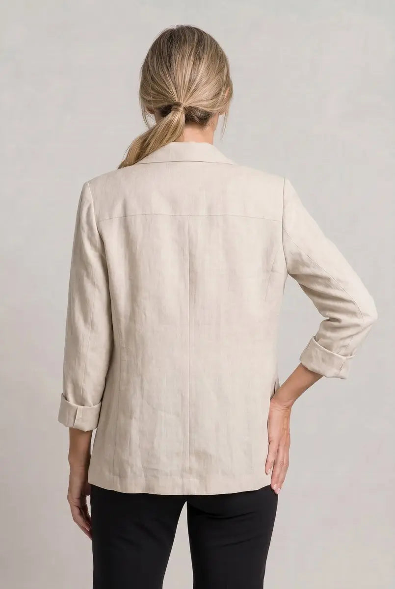 Women's Coat Lightweight Single-Button Relaxed Blazer Jacket