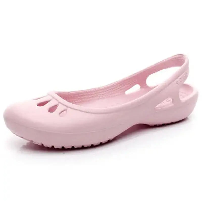 Women's Comfortable Sandals Lightweight Waterproof Jelly Slingback Flats