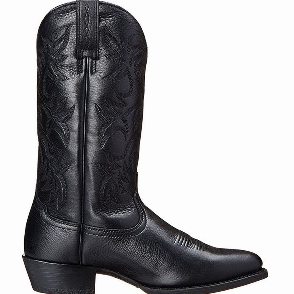 Women's Embroidered Western Cowboy Mid-Calf Block Heel Boots