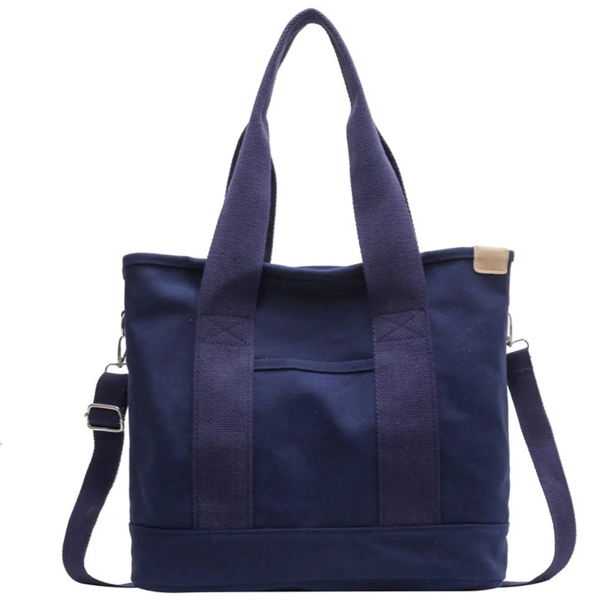 Women's Multifunction Adjustable Strap Canvas Tote Bag - Blue