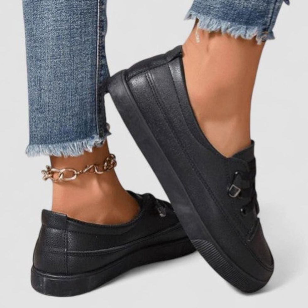 Women's Orthopedic Lace-Up Cushioned Casual Trainers