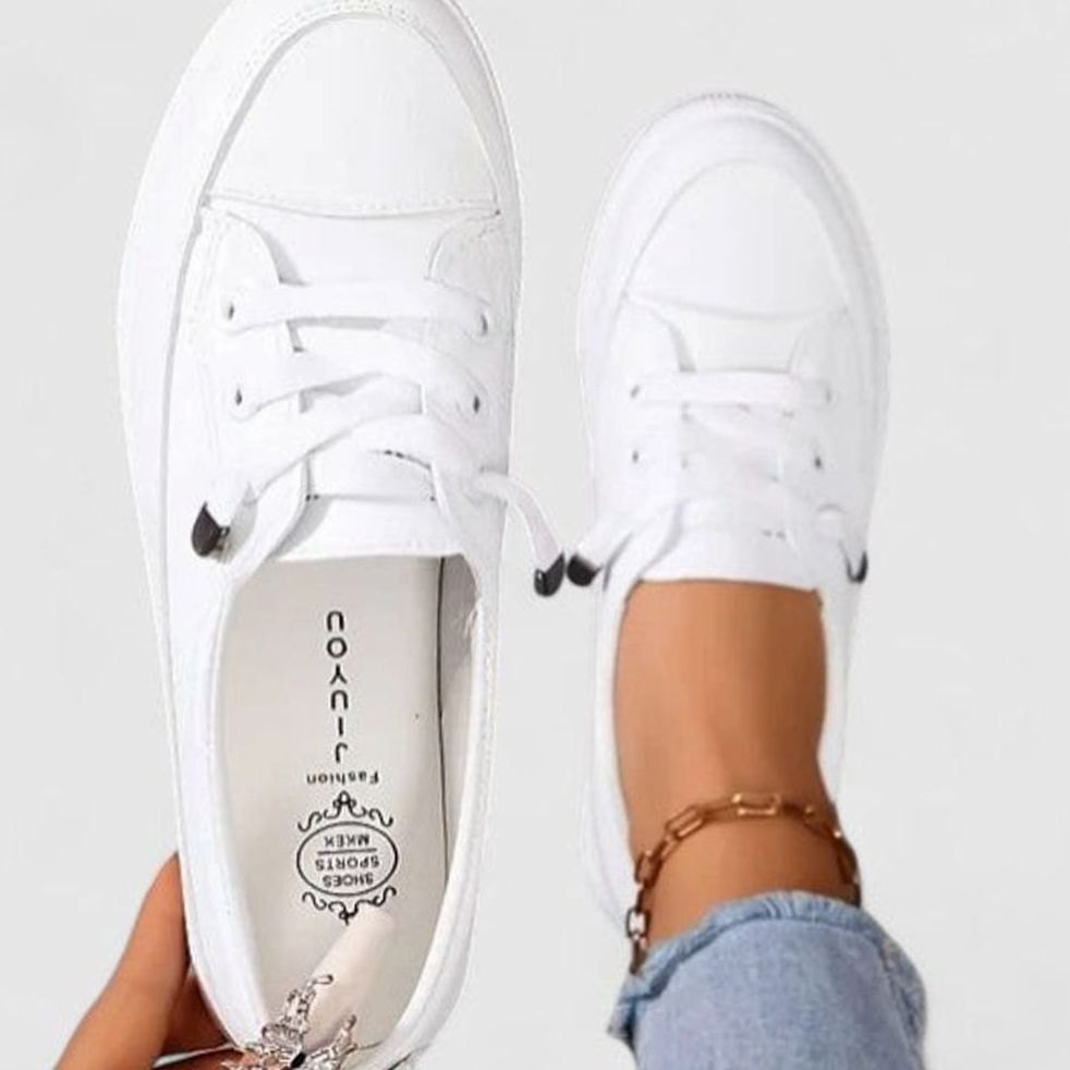 Women's Orthopedic Lace-Up Cushioned Casual Trainers