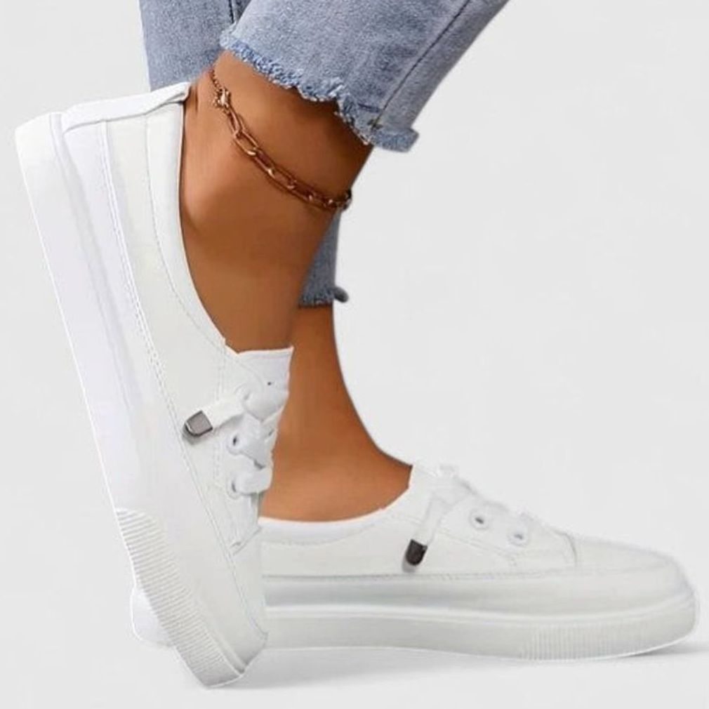 Women's Orthopedic Lace-Up Cushioned Casual Trainers