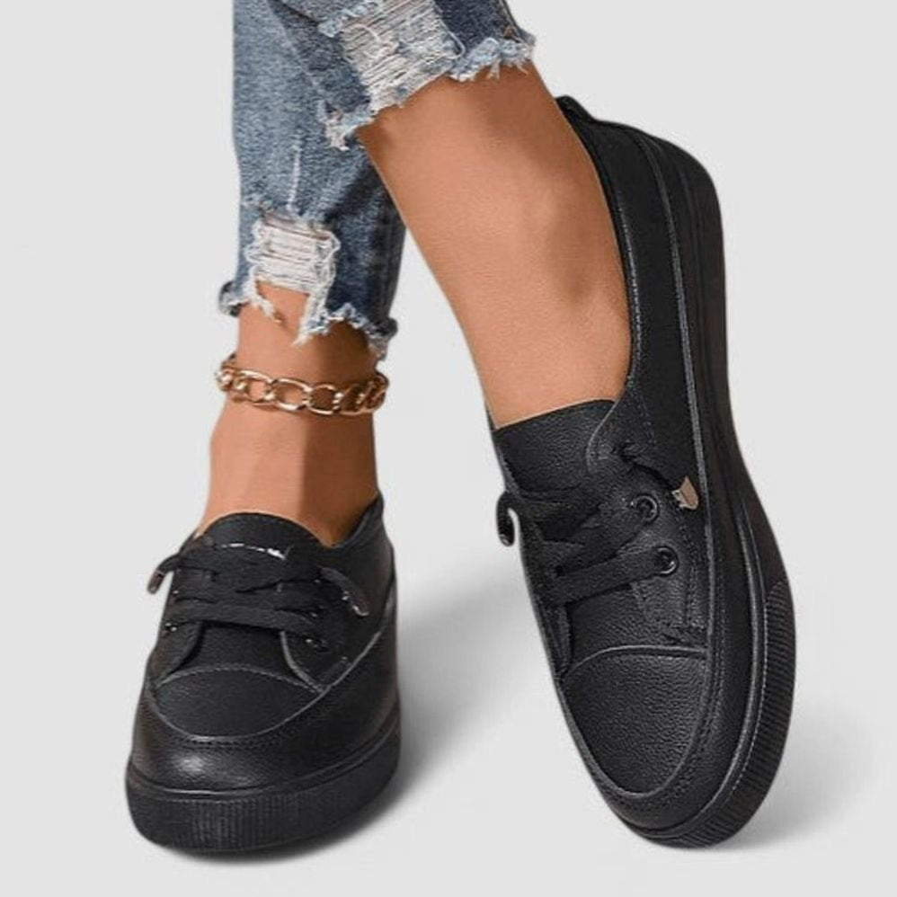 Women's Orthopedic Lace-Up Cushioned Casual Trainers