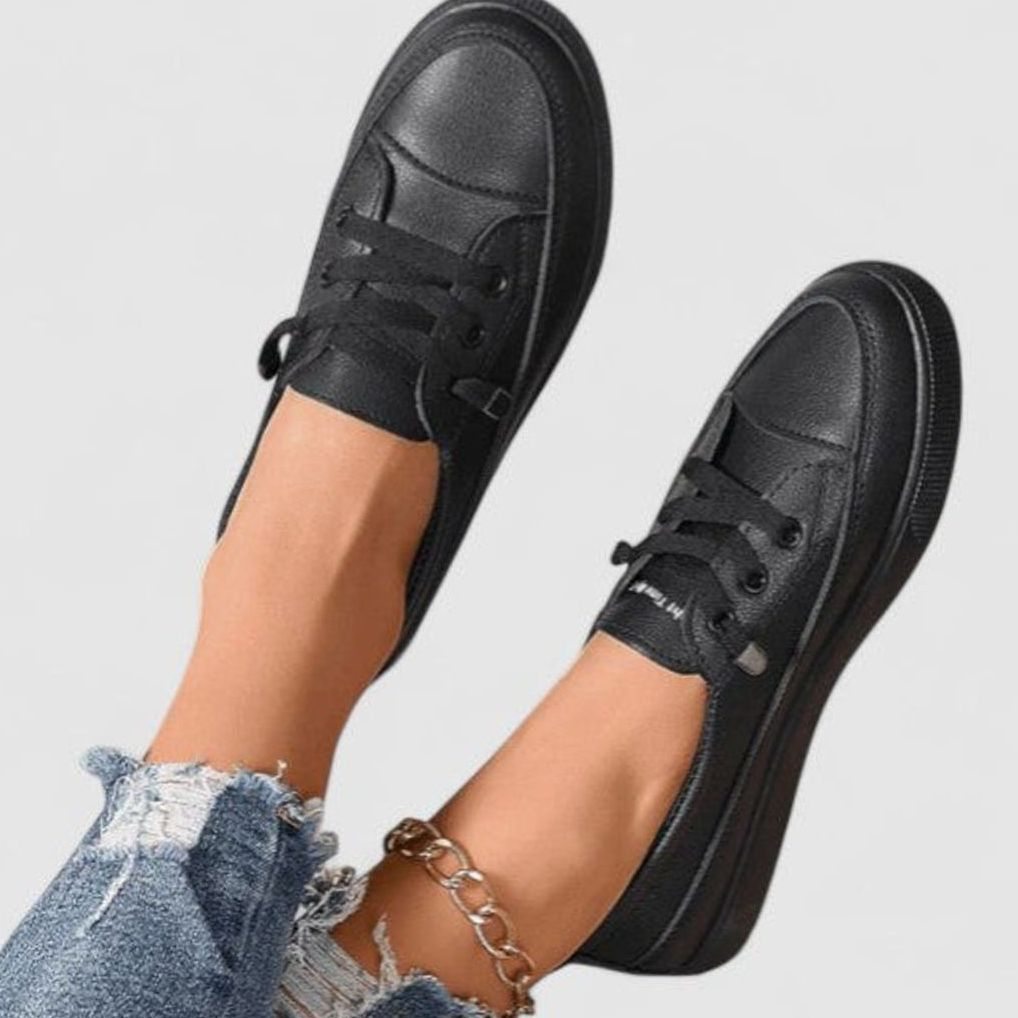 Women's Orthopedic Lace-Up Cushioned Casual Trainers