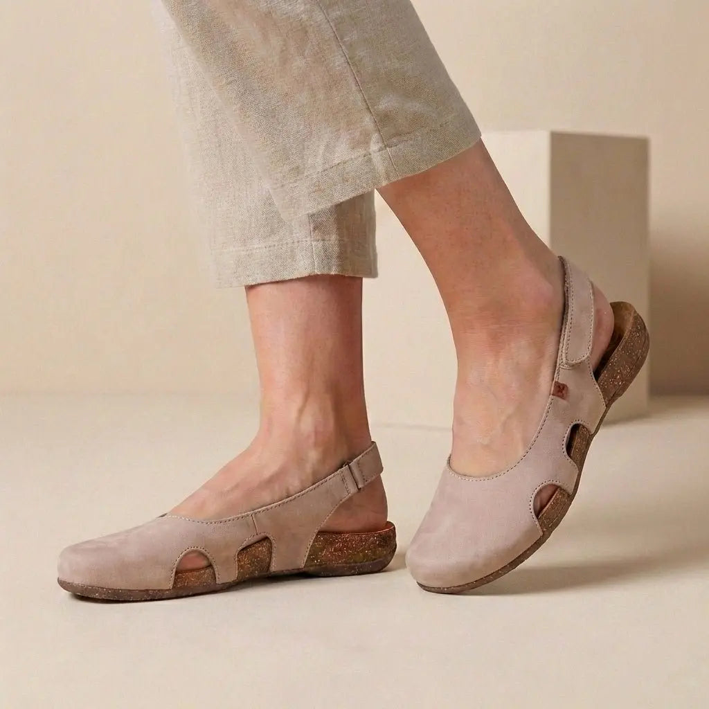 Women's Orthopedic Loafers Closed-Toe Slingback - Pink