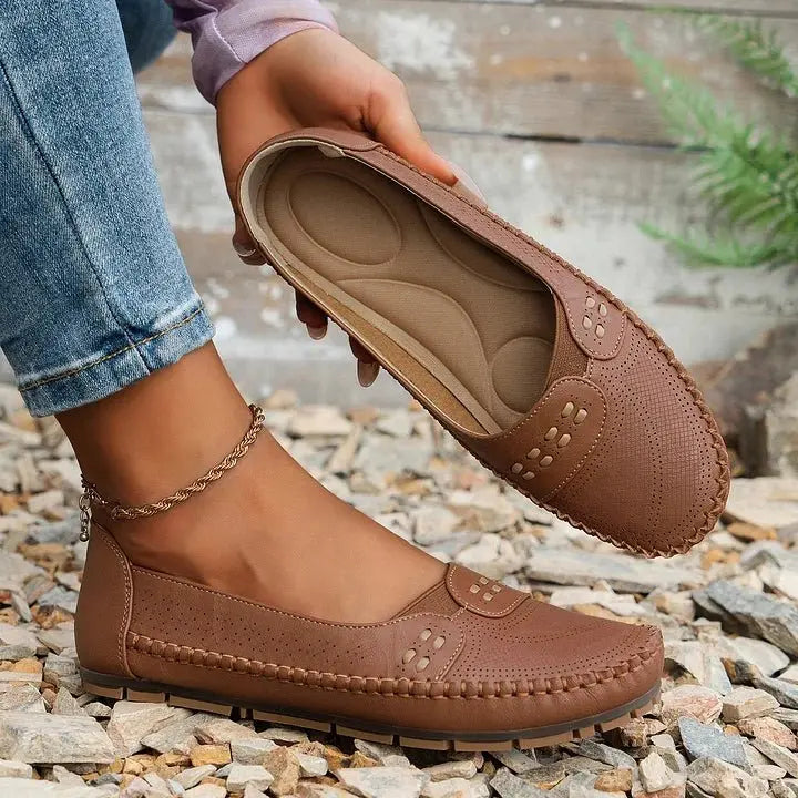 Women's Orthopedic Loafers Slip-On Comfort Breathable