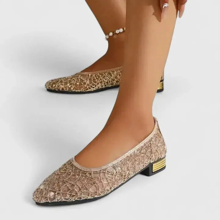 Women's Orthopedic Loafers Slip-On Comfort Lace Mesh