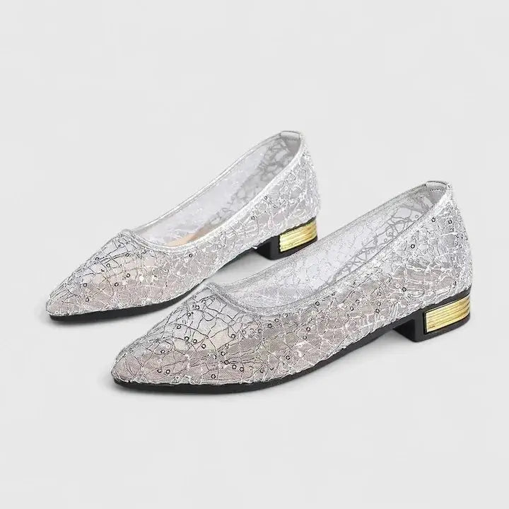 Women's Orthopedic Loafers Slip-On Comfort Lace Mesh