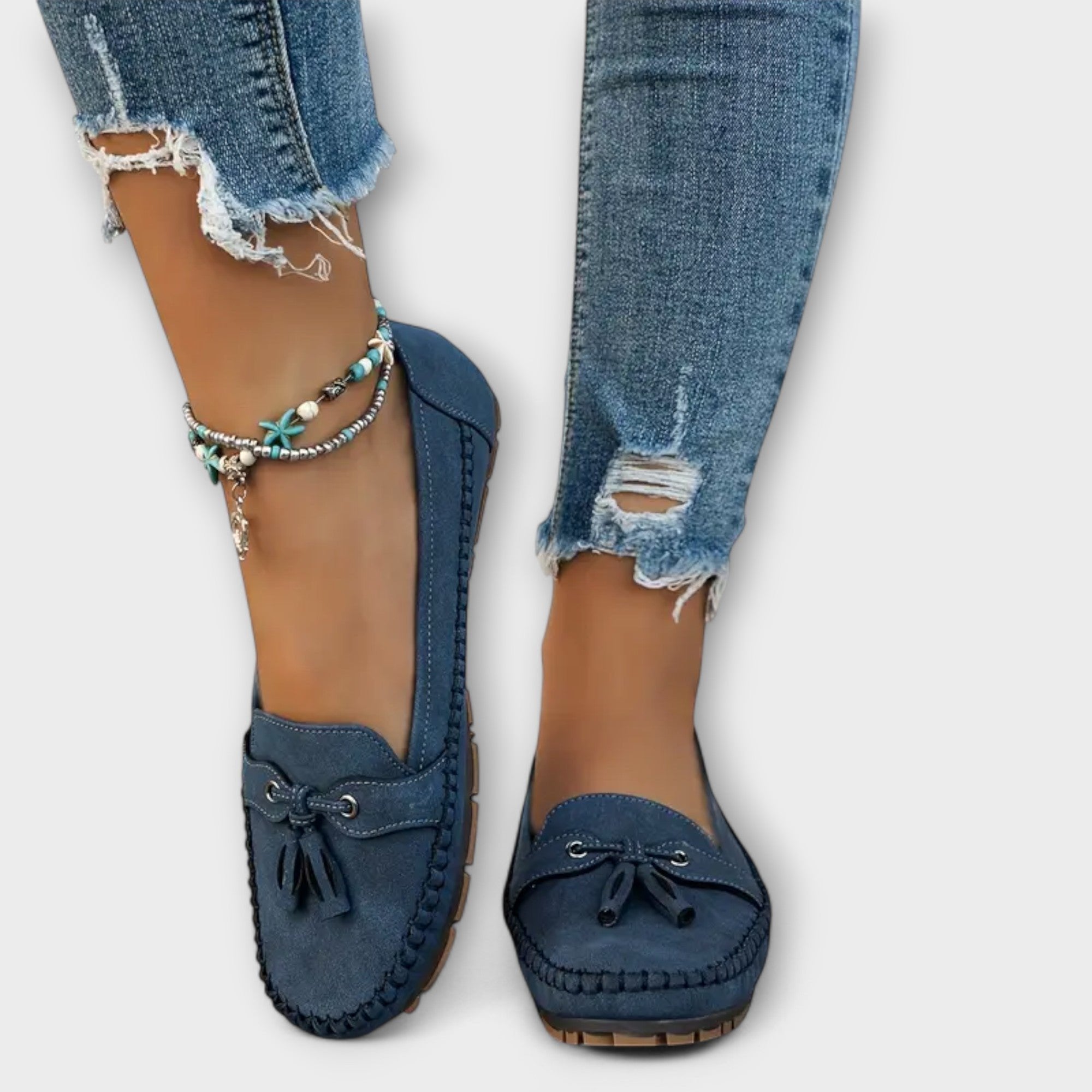 Women's Orthopedic Loafers Slip-On Tassel