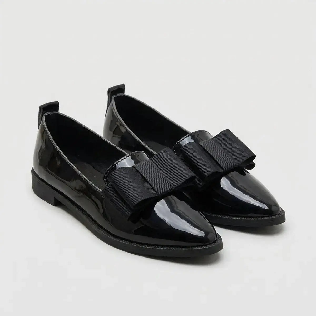 Women's Orthopedic Pointed Toe Loafers Patent Leather