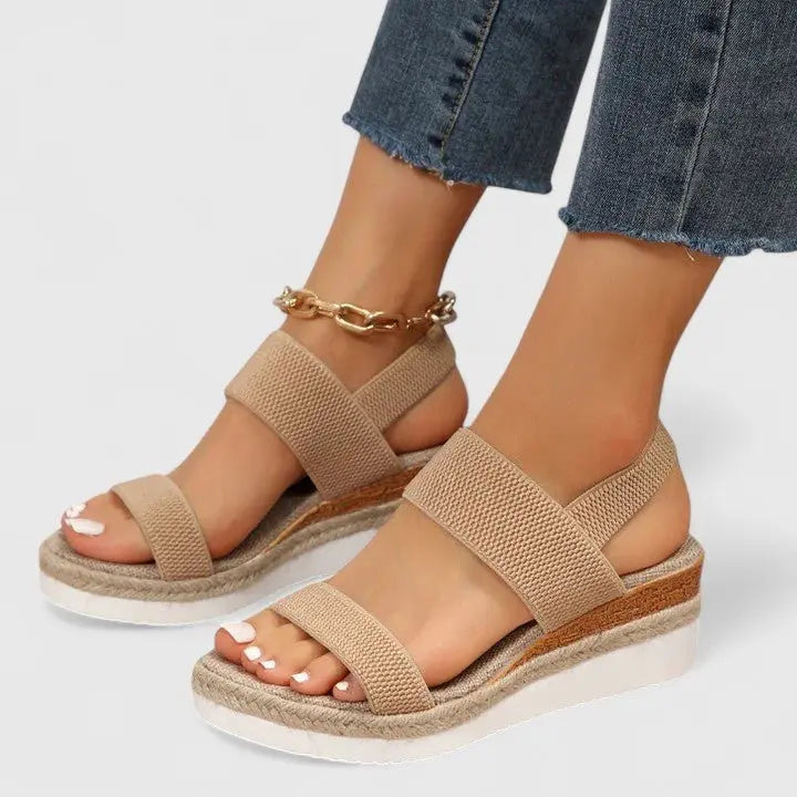 Women's Orthopedic Sandals Espadrille Wedge Platform