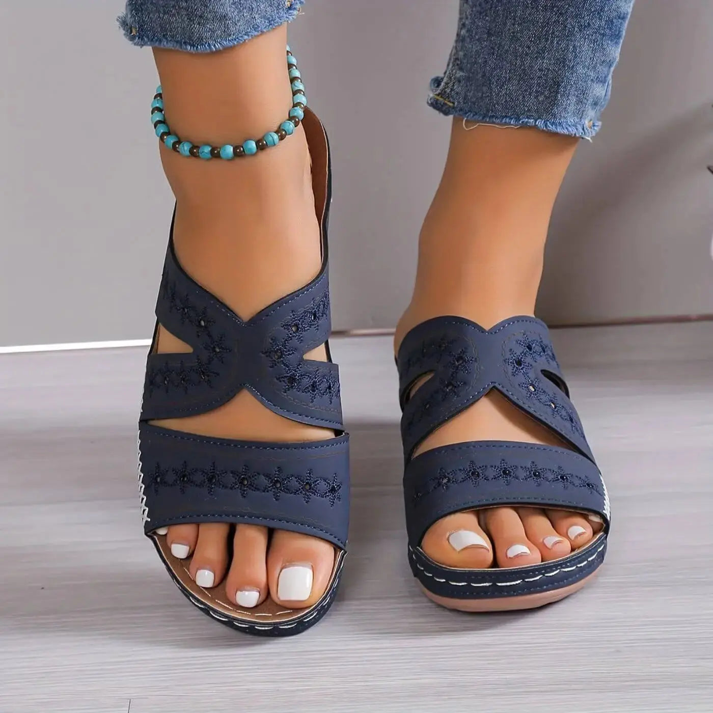 Women's Orthopedic Sandals Slip-Resistant Comfort Footbed