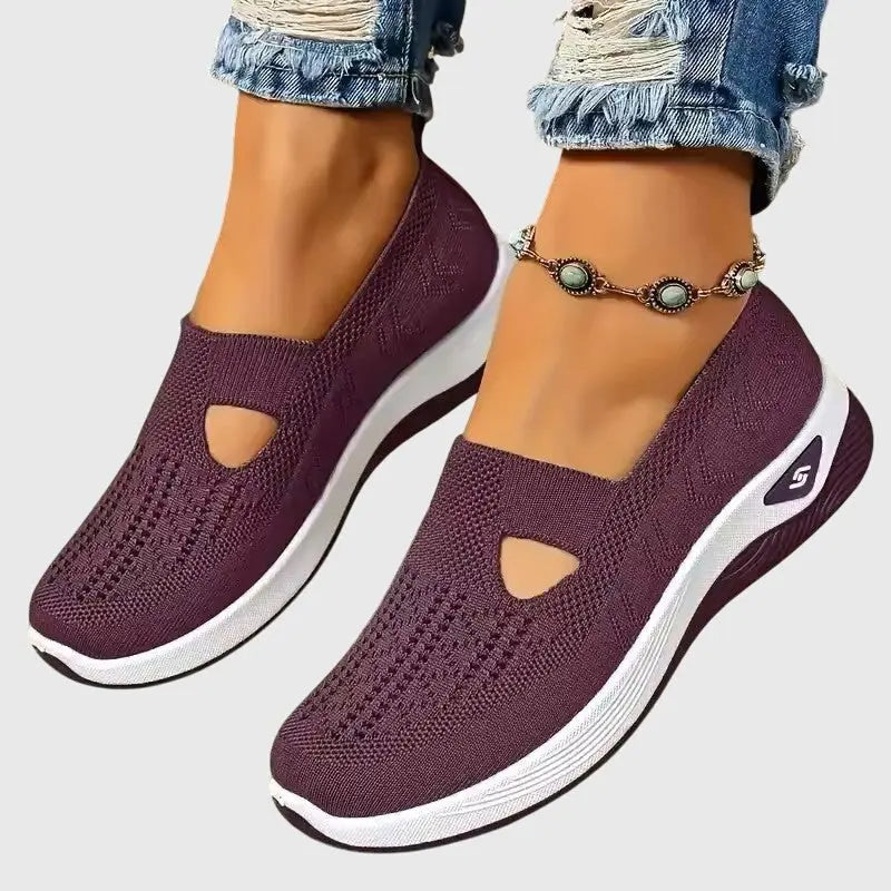 Women's Orthopedic Trainers Slip-On Breathable Mesh Comfort