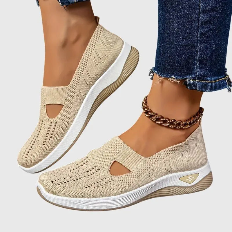 Women's Orthopedic Trainers Slip-On Breathable Mesh Comfort
