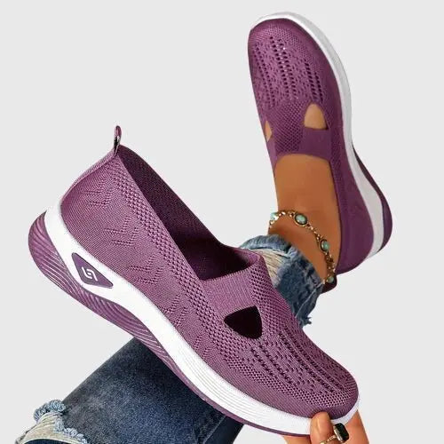 Women's Orthopedic Trainers Slip-On Breathable Mesh Comfort