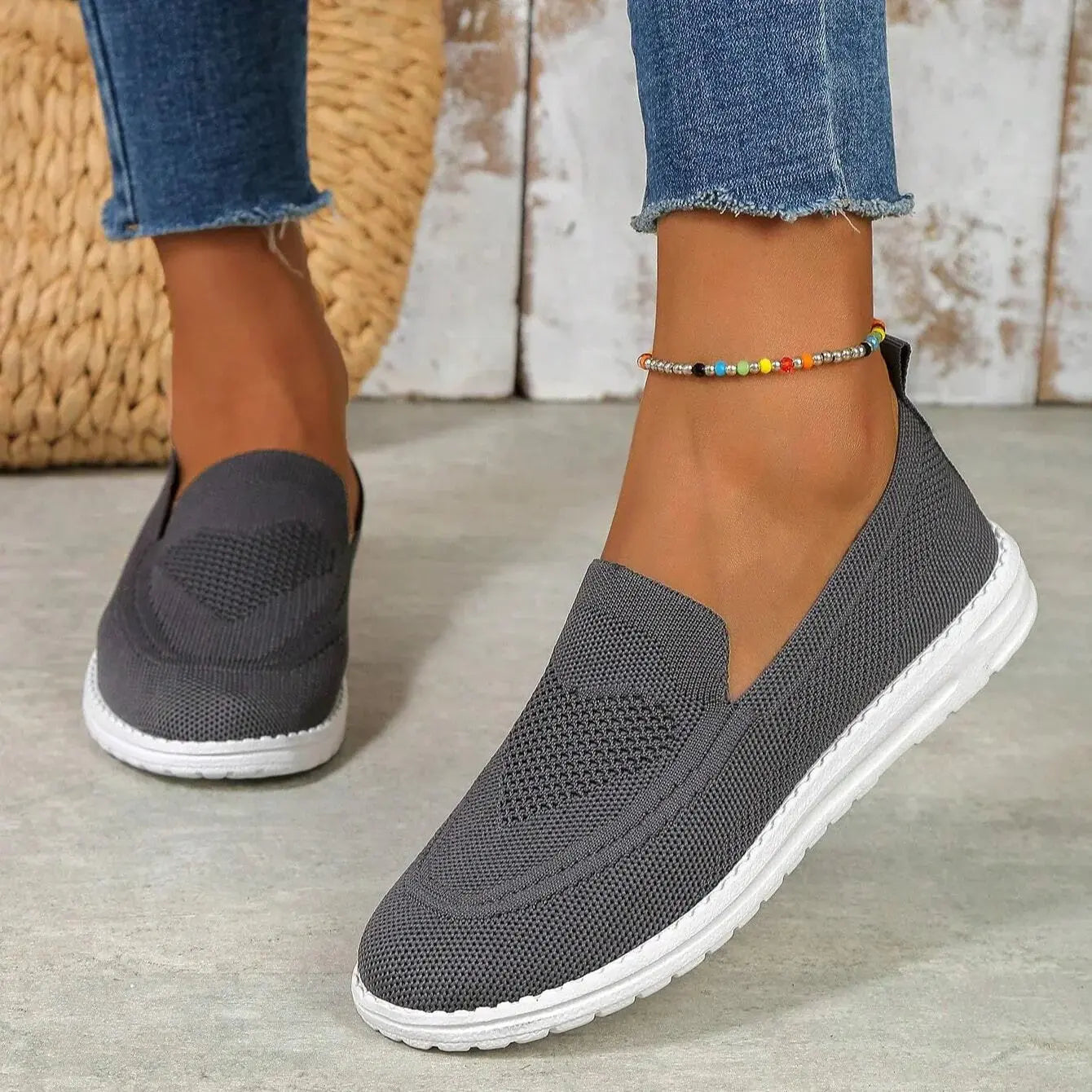 Women's Orthopedic Trainers Slip-On Mesh Comfort Support
