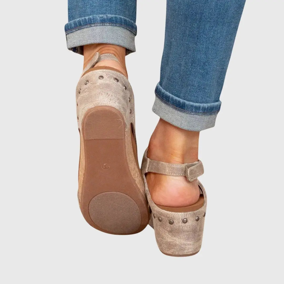 Women's Orthopedic Wedge Sandals Platform Slingback Comfort