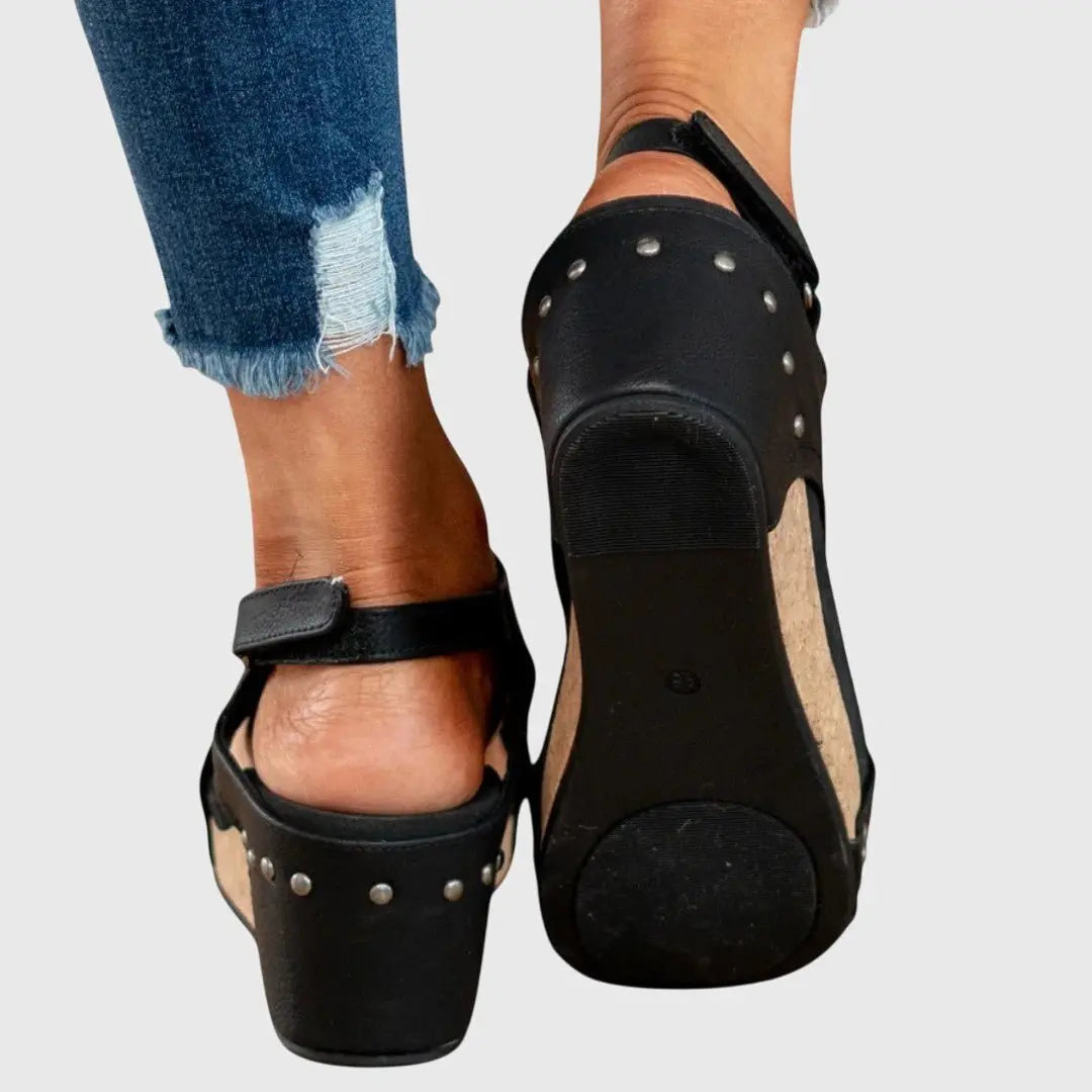 Women's Orthopedic Wedge Sandals Platform Slingback Comfort
