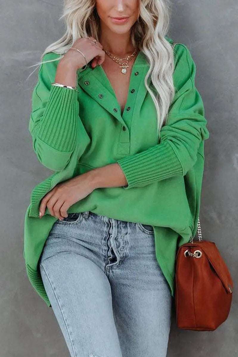 Women's Relaxed Hooded Drawstring Pullover Tunic