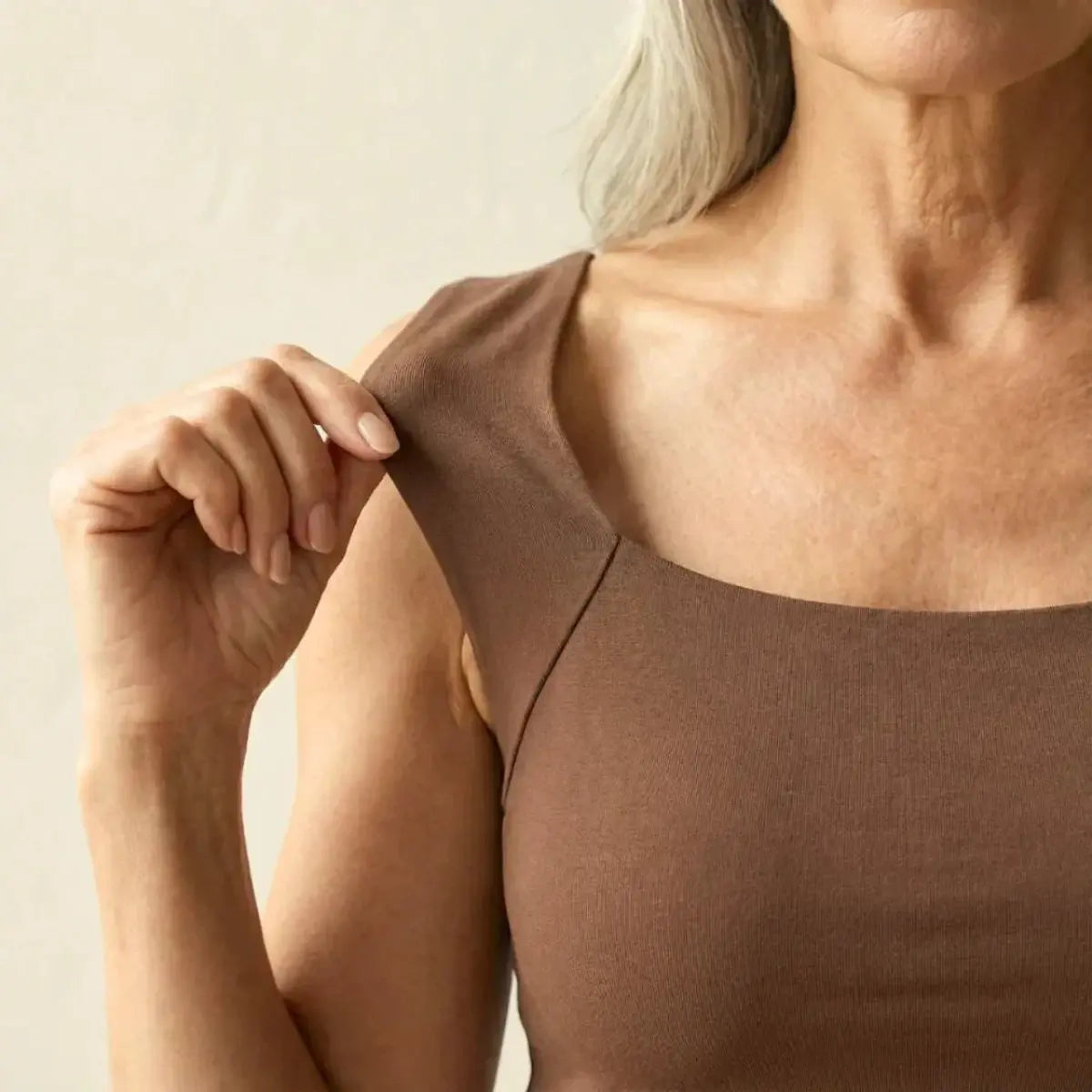 Women's Square-Neck Built-In Bra Sleeveless Vest Top