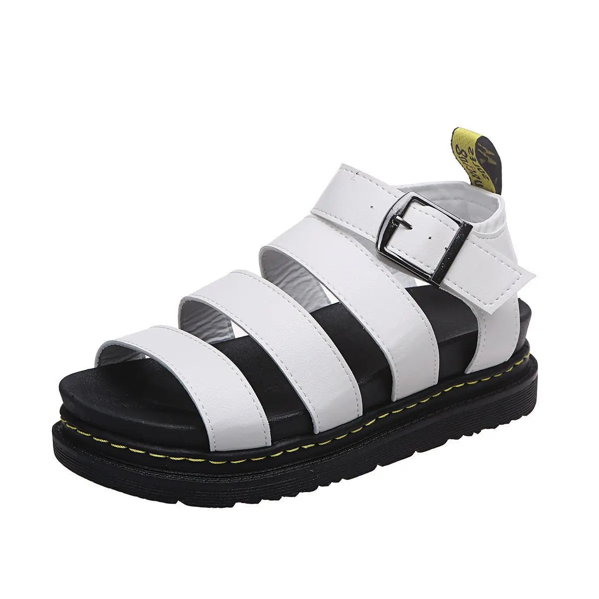 Women's Triple-Strap Buckle Platform Comfortable Sandals