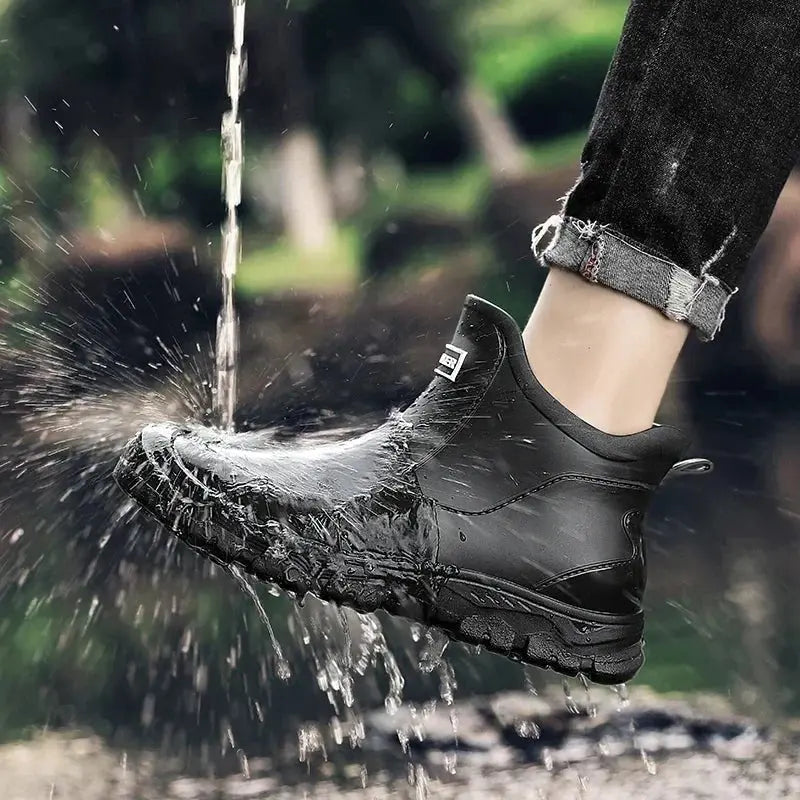 Women's Waterproof Boots Ankle Wellington Rain