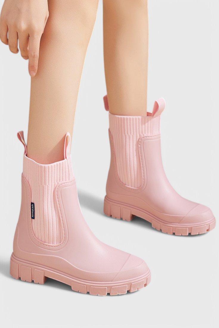 Women's Waterproof Boots Chelsea Style Ankle