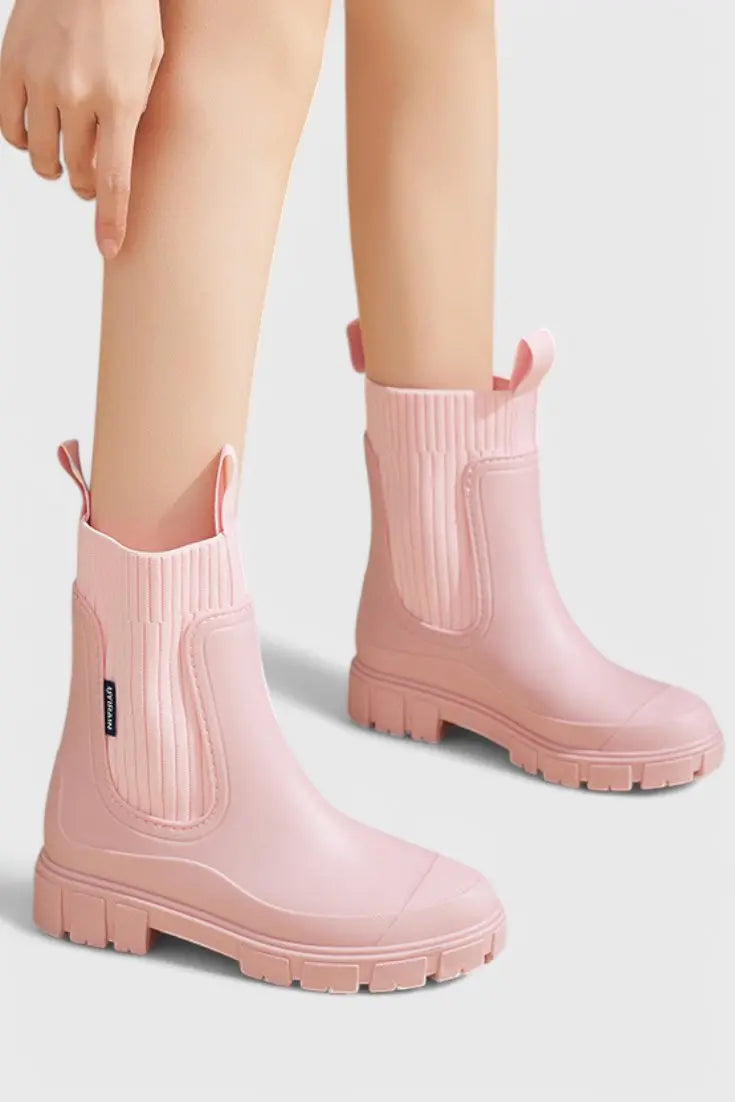 Women's Waterproof Boots Chelsea Style Ankle