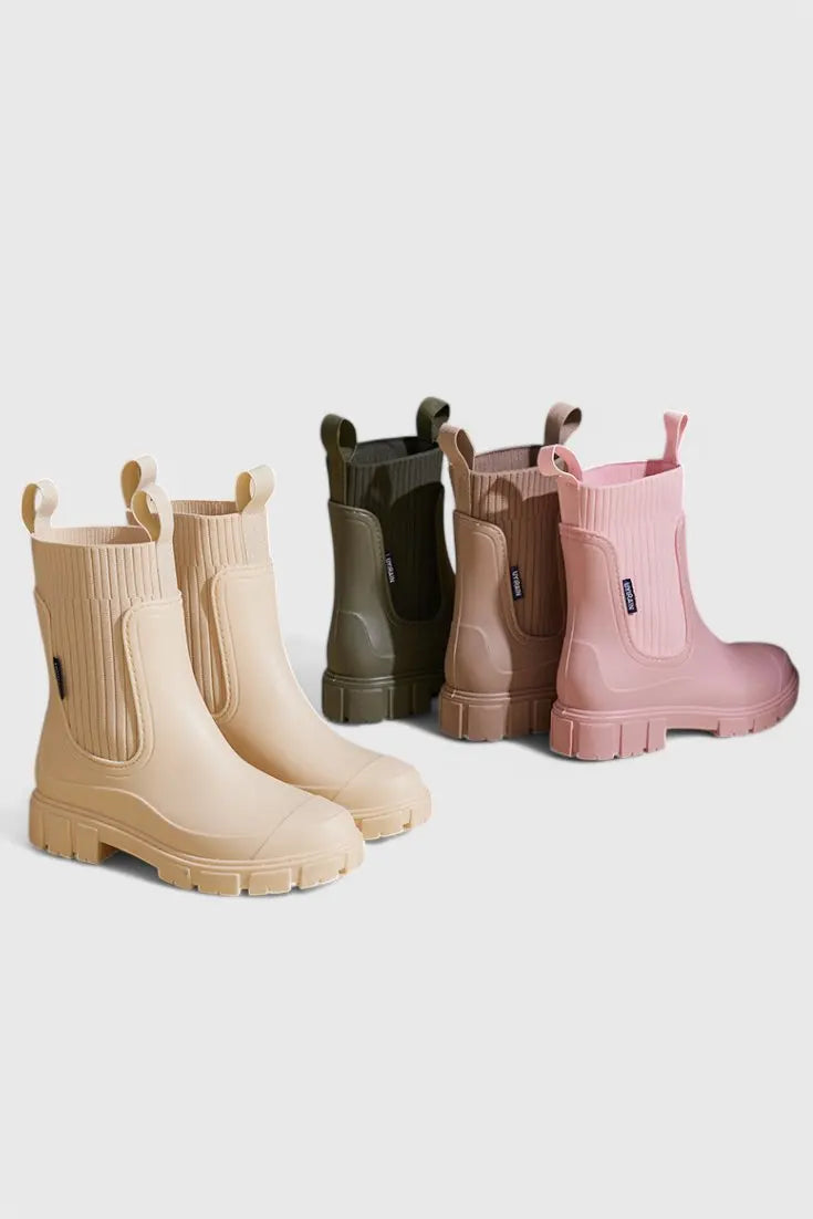 Women's Waterproof Boots Chelsea Style Ankle