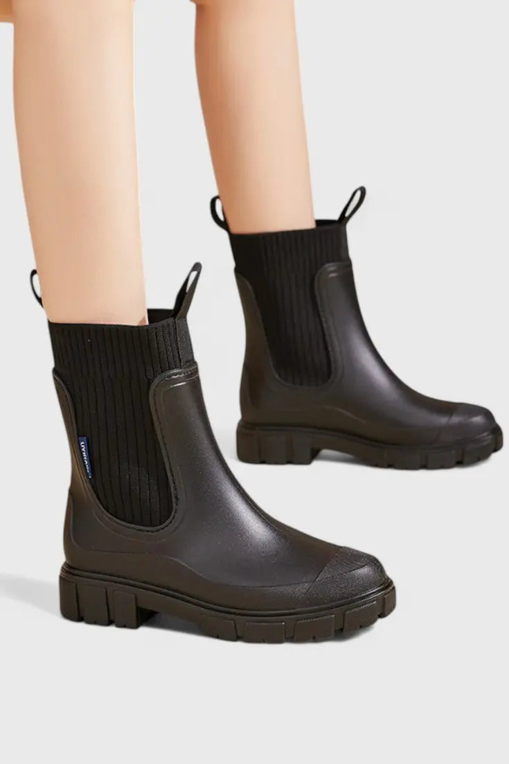 Women's Waterproof Boots Chelsea Style Ankle