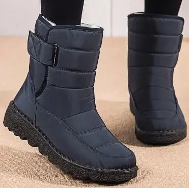 Women's Waterproof Boots Quilted Winter Ankle