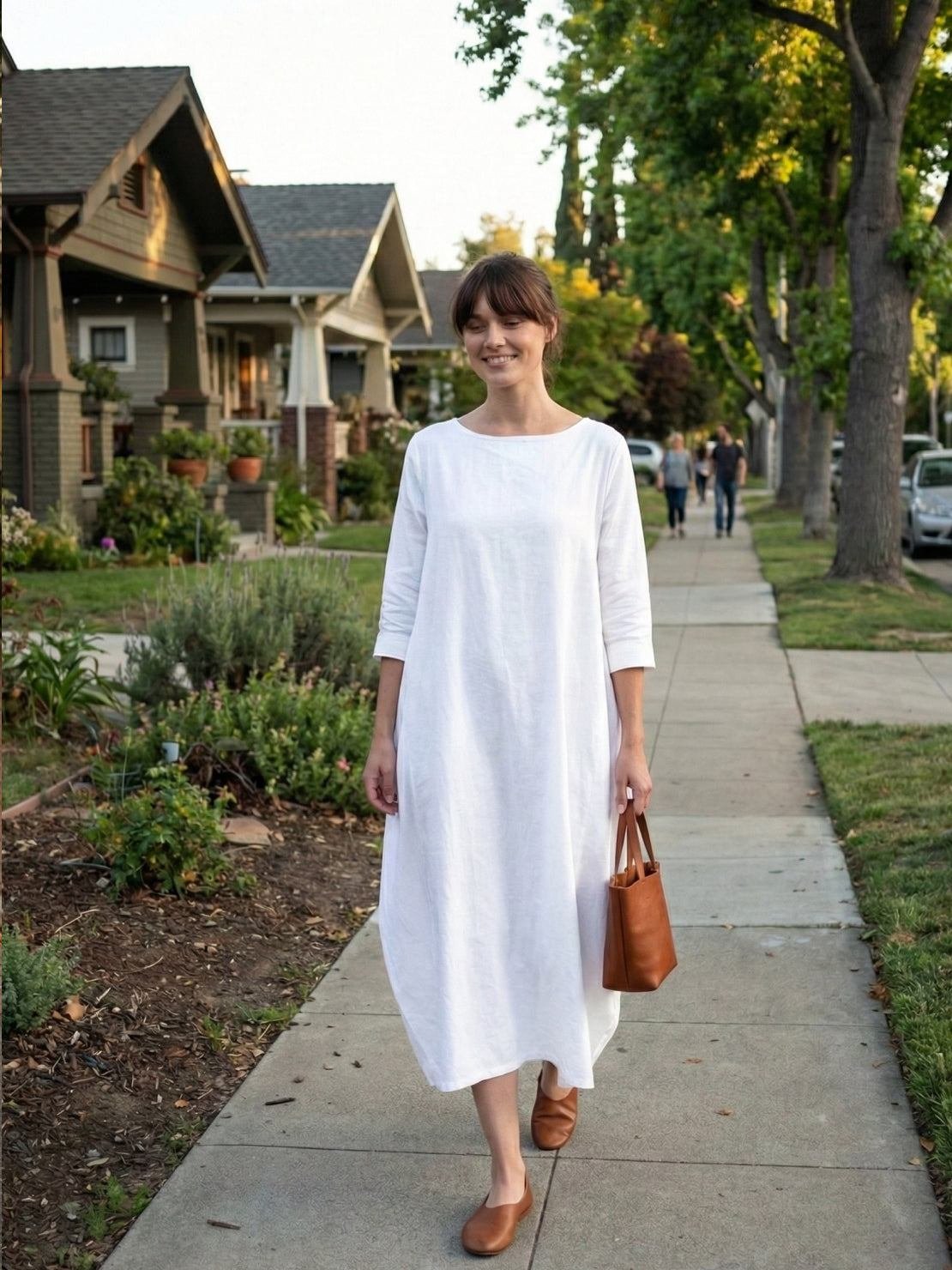 Boho Maxi Dress Oversized Batwing Sleeves