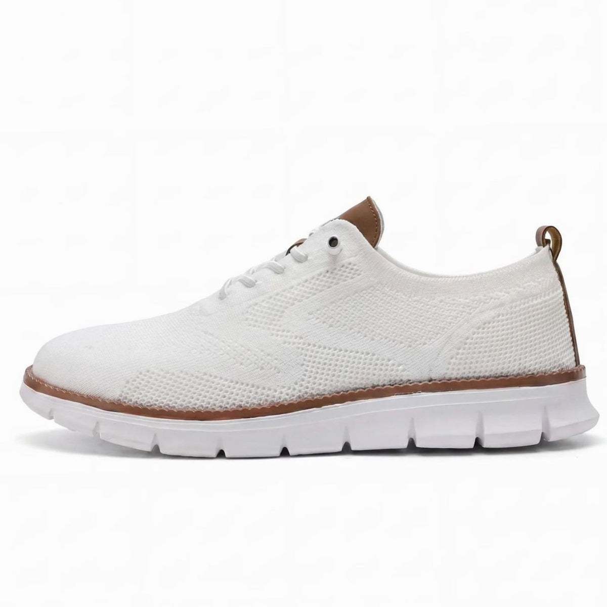 Men's Breathable Flyknit Lace-Up Smart Casual Trainers